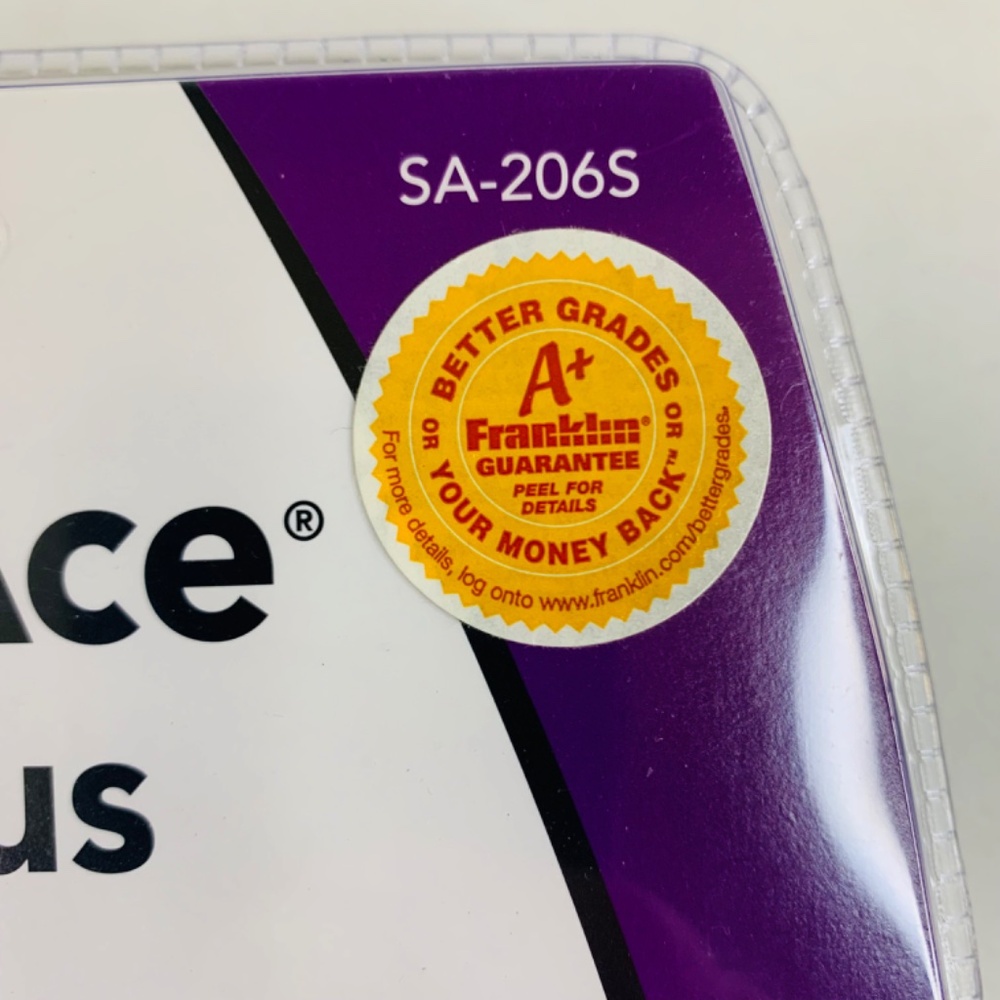 Franklin tech electronics school Spelling Ace & Thesaurus/ Model SA-206S silver - Picture 6 of 15